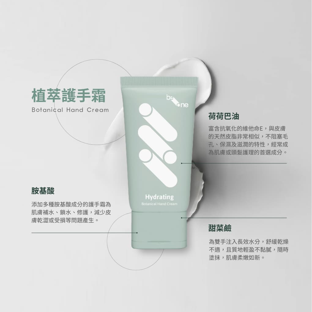 be-one 植萃護手霜